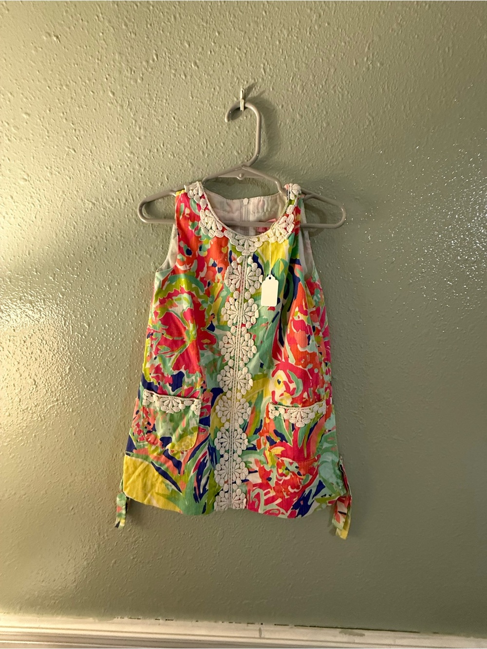 Lilly Pulitzer Girls' Multicolor Floral Tank Shift Dress